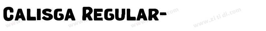 Calisga Regular字体转换 Calisga Regular字体转换